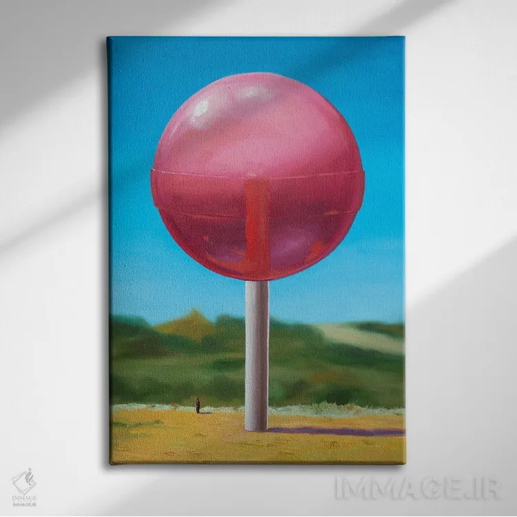 تابلو میتوانم شمارهات را داشته باشم؟ اثر الکساندر گراهوفسکی - نمای روبهرو روی دیوار