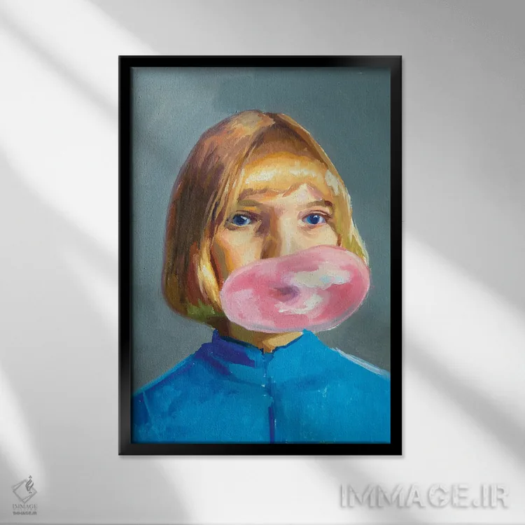 تابلو ویولت بی اثر الکساندر گراهوفسکی - نمای قابدار مشکی