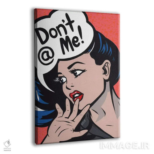 تابلو دختر کمیک: من را تگ نکن! اثر آلیسون گاتچل - نمای پرسپکتیو محصول