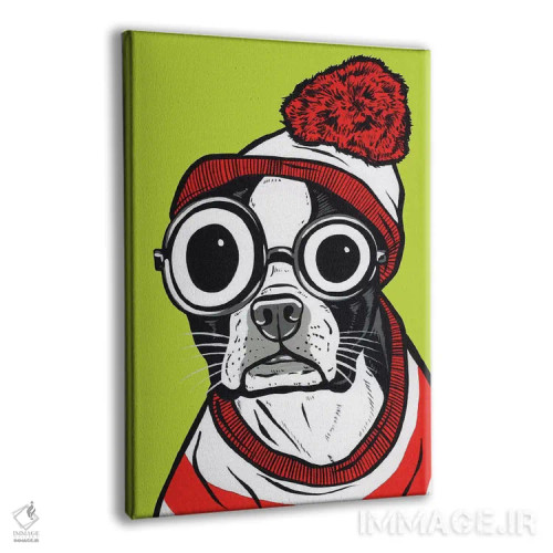 تابلو بوستون تریر با ظاهر "والدو" اثر آلیسون گاتچل - نمای پرسپکتیو محصول