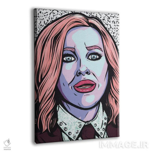 تابلو مویرا رز (شخصیت سریال Schitt's Creek) اثر آلیسون گاتچل - نمای پرسپکتیو محصول