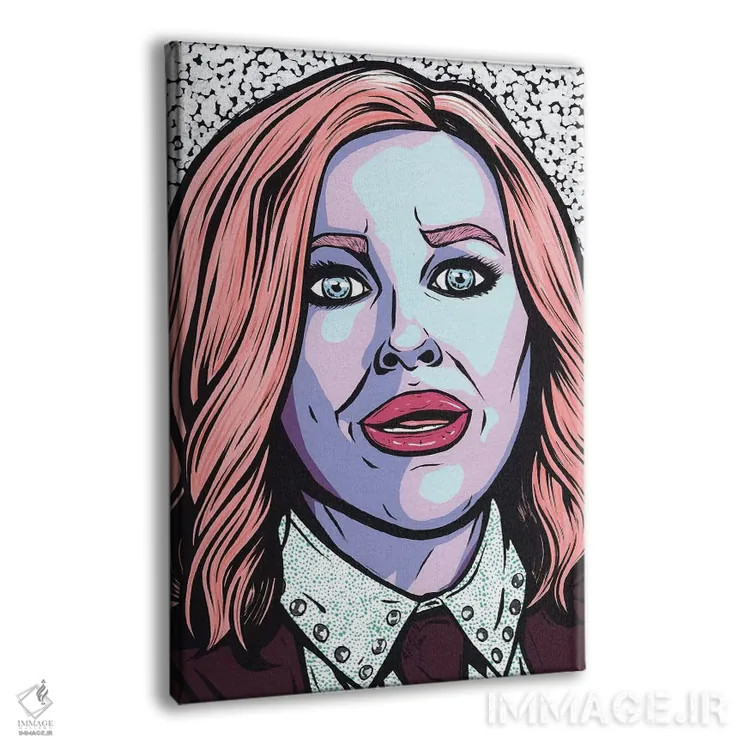 تابلو مویرا رز (شخصیت سریال Schitt's Creek) اثر آلیسون گاتچل - نمای پرسپکتیو محصول