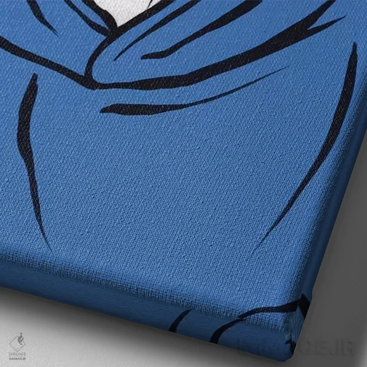 تابلو هودی بوستون تریر قهوهای اثر آلیسون گاتچل - نمای نزدیک بافت بوم