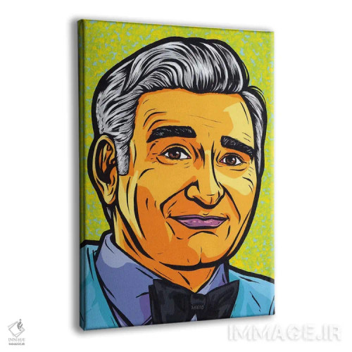 تابلو جانی رز (شخصیت سریال Schitt's Creek) اثر آلیسون گاتچل - نمای پرسپکتیو محصول