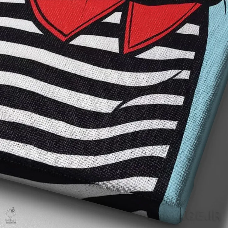 تابلو بوستون تریر قهوهای اثر آلیسون گاتچل - نمای نزدیک بافت بوم