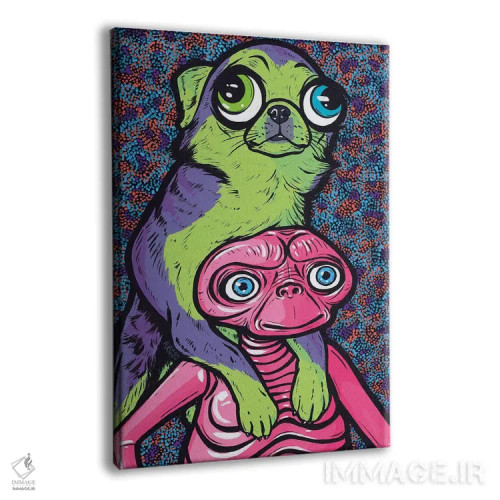 تابلو دوستان سگ چیهواهوا اثر آلیسون گاتچل - نمای پرسپکتیو محصول