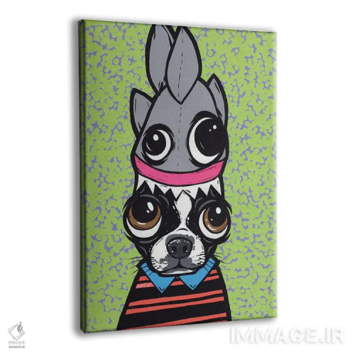 تابلو بوستون تریر در نقش کوسه اثر آلیسون گاتچل - نمای پرسپکتیو محصول