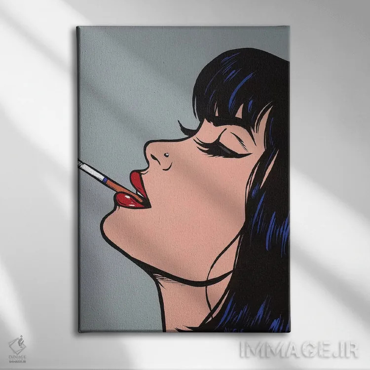 تابلو عدد ۳۵ اثر آلیسون گاتچل - نمای روبهرو روی دیوار