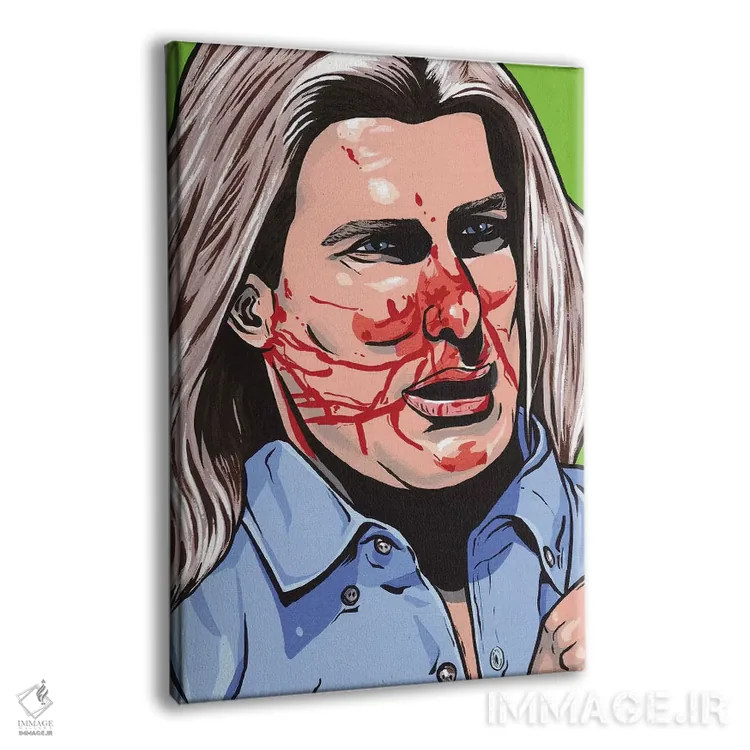 تابلو فابیو در رولرکوستر (اشاره به یک رویداد معروف) اثر آلیسون گاتچل - نمای پرسپکتیو محصول