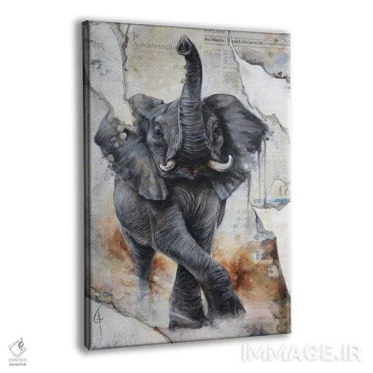 تابلو بیجاک (نام خاص/احتمالاً اندونزیایی یا مالایی) اثر آناگرُز - نمای پرسپکتیو محصول