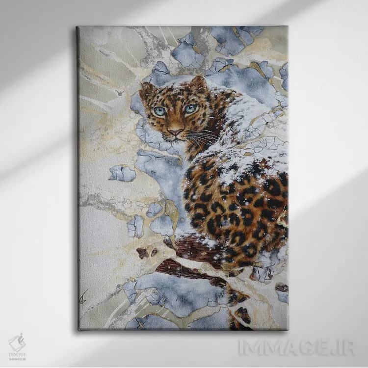 تابلو خار (احتمالاً حروف خراب شده: خار) اثر آناگرُز - نمای روبهرو روی دیوار