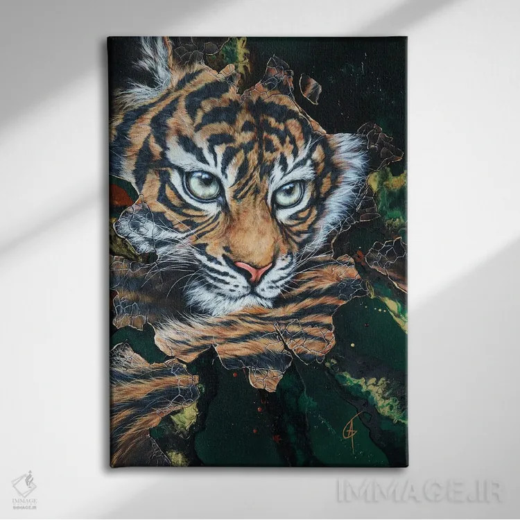 تابلو سانگا اثر آناگرُز - نمای روبهرو روی دیوار