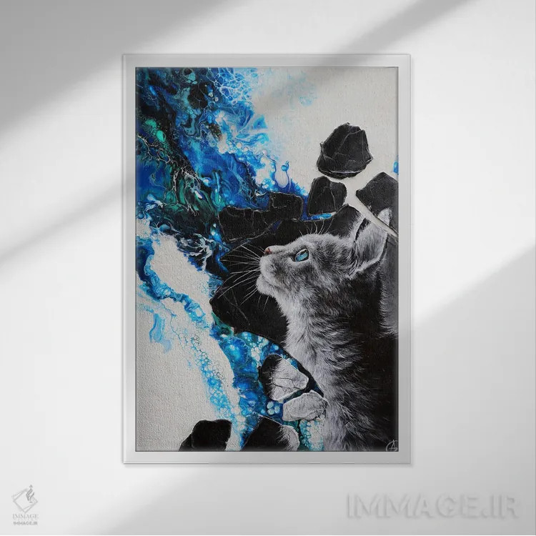 تابلو ماریوس اثر آناگرُز - نمای قابدار سفید