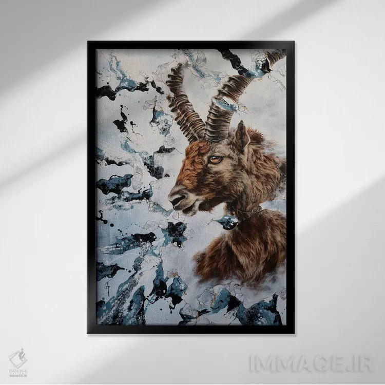 تابلو یانگیر اثر آناگرُز - نمای قابدار مشکی