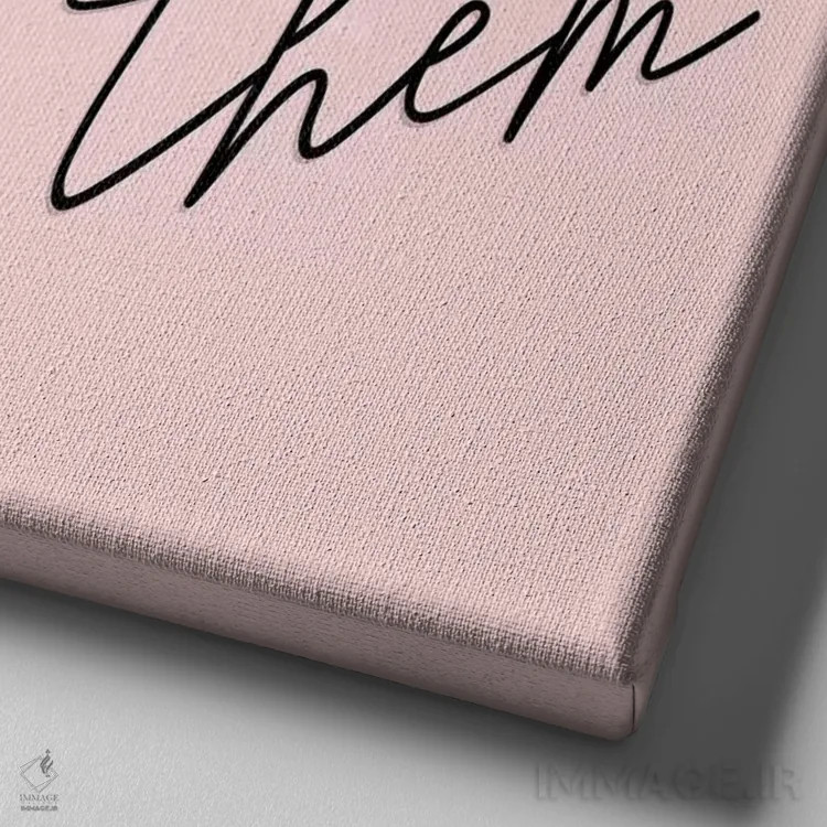 تابلو قدرت دخترانه ۱ (زنانه/فمینیستی) اثر آنا هَمبلی - نمای نزدیک بافت بوم