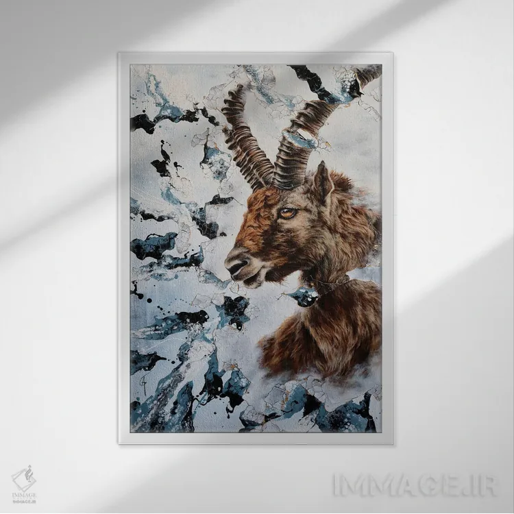 تابلو یانگیر اثر آناگرُز - نمای قابدار سفید