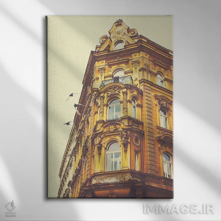تابلو صبح پراگ اثر آن هادک - نمای روبهرو روی دیوار