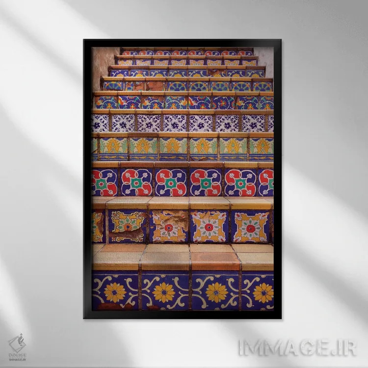 تابلو سن آنتونیو (شهر تگزاس) اثر آن هادک - نمای قابدار مشکی