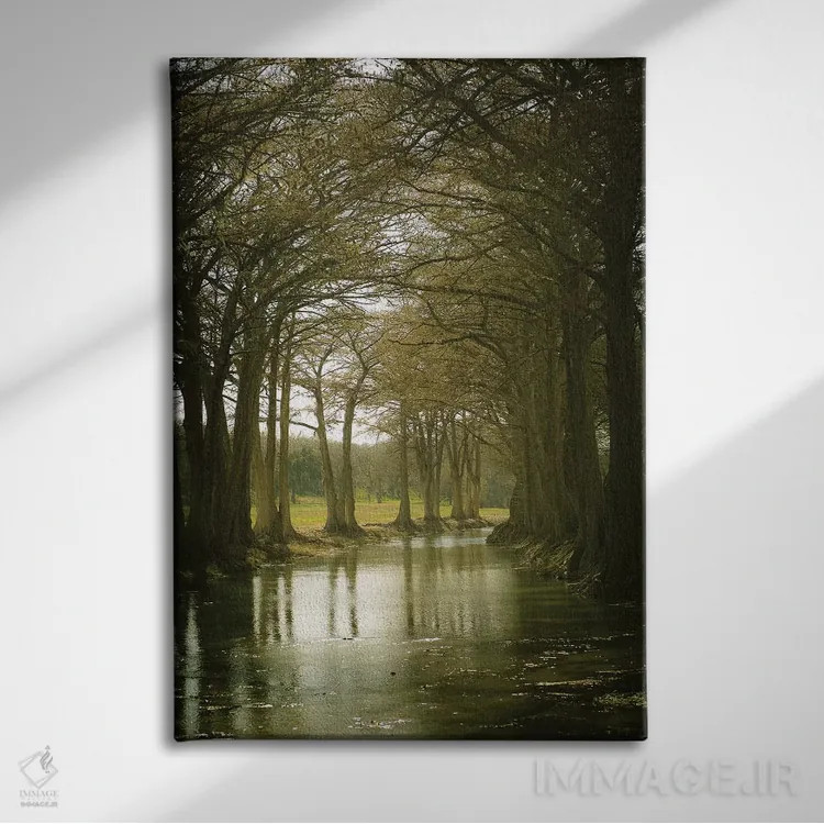 تابلو ناحیه تپههای تگزاس اثر آن هادک - نمای روبهرو روی دیوار