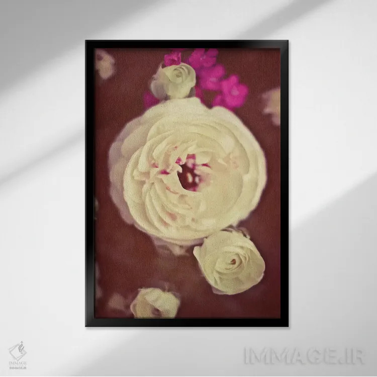 تابلو یک جایی در زمان اثر آن هادک - نمای قابدار مشکی