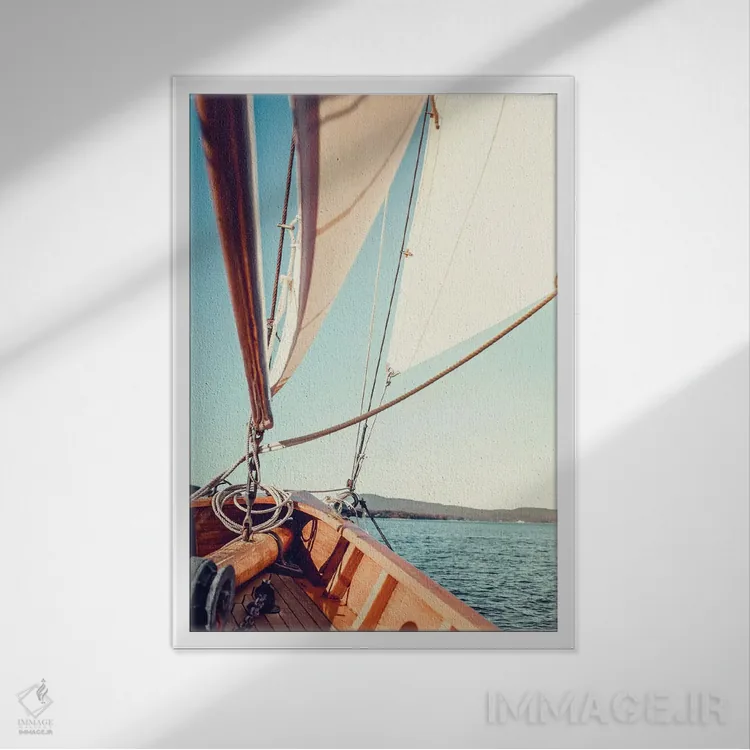 تابلو تعیین مسیر (یا: آغاز سفر) اثر آن هادک - نمای قابدار سفید