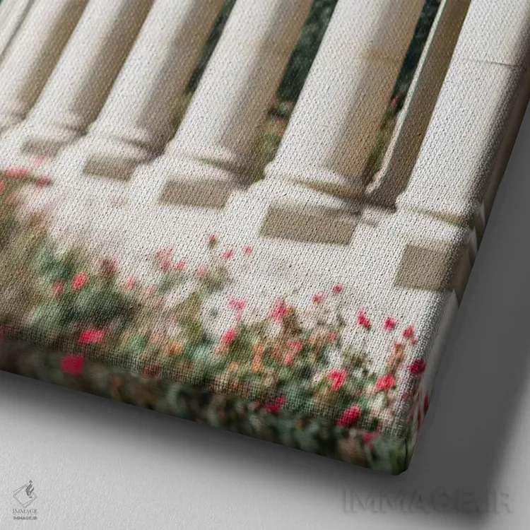 تابلو ستونبندی پارک شهری نیواورلئان (پریستایل) اثر آن هادک - نمای نزدیک بافت بوم