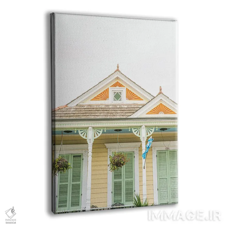 تابلو نیواورلئان رنگارنگ II اثر آن هادک - نمای پرسپکتیو محصول