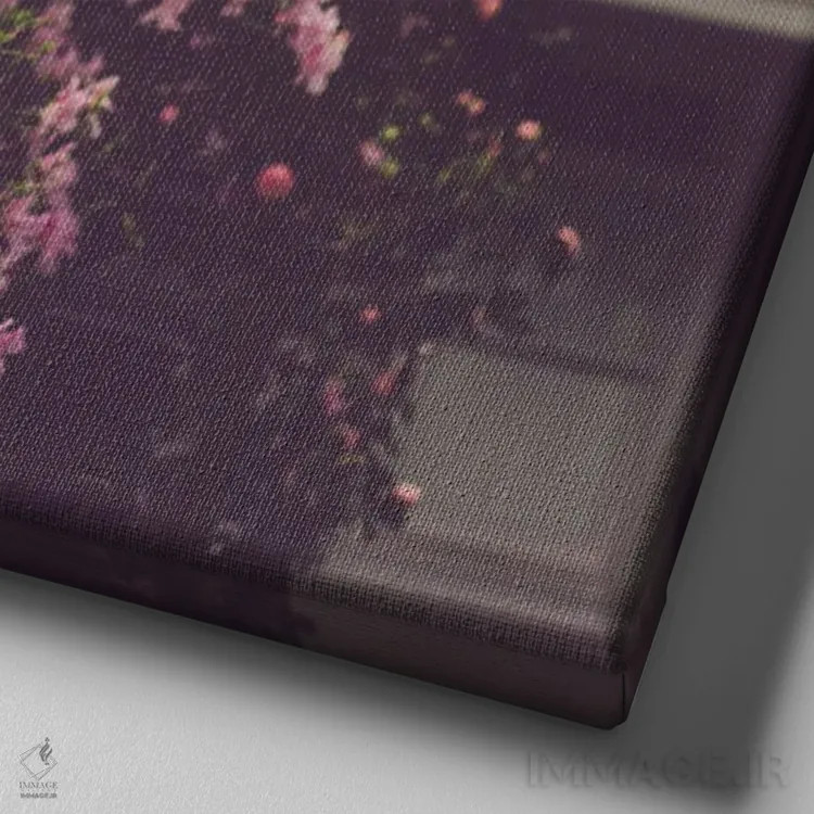 تابلو بهار در نیواورلئان I اثر آن هادک - نمای نزدیک بافت بوم