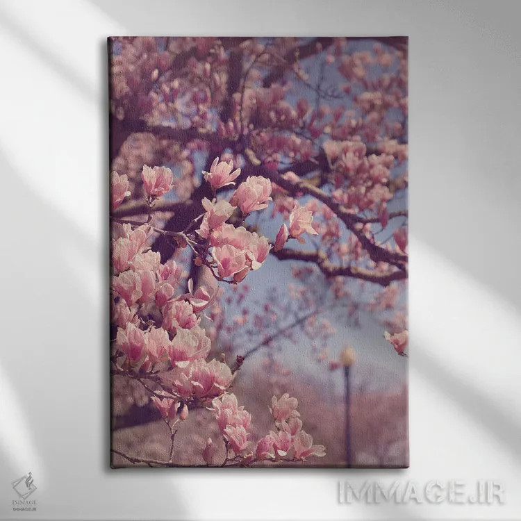 تابلو بهار در واشینگتن دیسی اثر آن هادک - نمای روبهرو روی دیوار