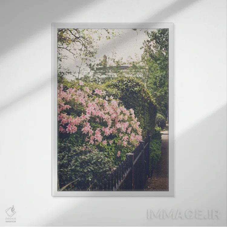 تابلو بهار در نیواورلئان II اثر آن هادک - نمای قابدار سفید