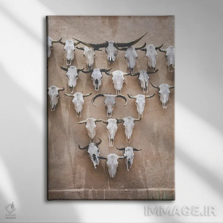 تابلو عکاسی آثار باستانی غرب در مارفا، تگزاس اثر آن هادک - نمای روبهرو روی دیوار