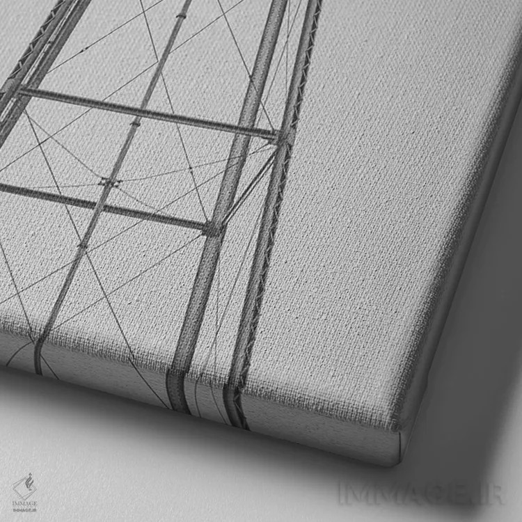 تابلو برج آب مارفا اثر آن هادک - نمای نزدیک بافت بوم