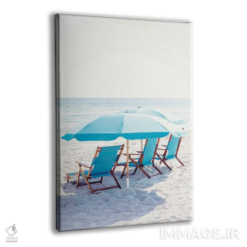 تابلو چترهای ساحل فلوریدا اثر آن هادک - نمای پرسپکتیو محصول