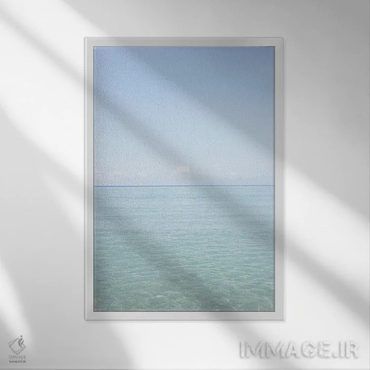تابلو بینهایت ایکس ساحل فلوریدا اثر آن هادک - نمای قابدار سفید