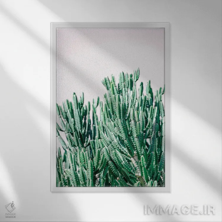 تابلو باغ بیابانی ۲ اثر آن هادک - نمای قابدار سفید