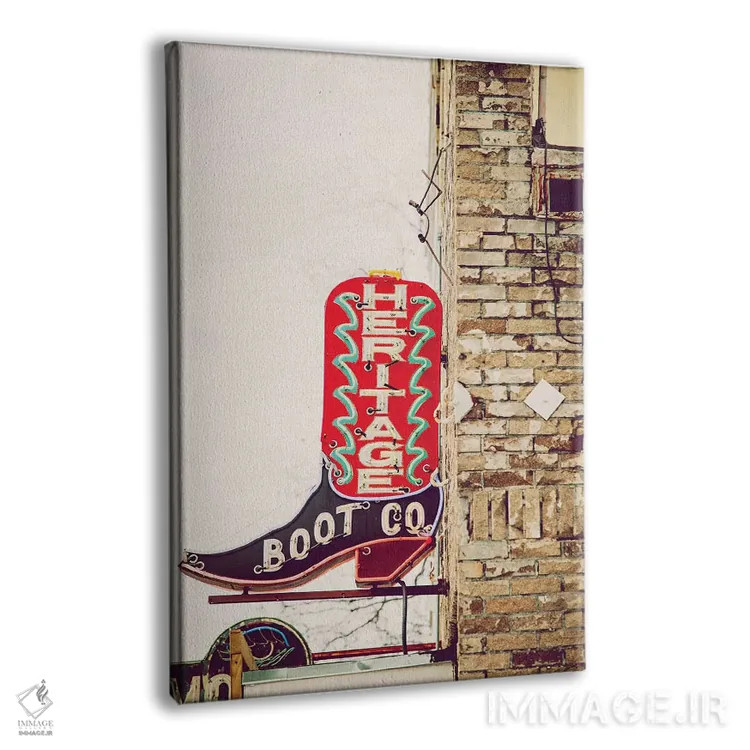 تابلو نئون آستین اثر آن هادک - نمای پرسپکتیو محصول