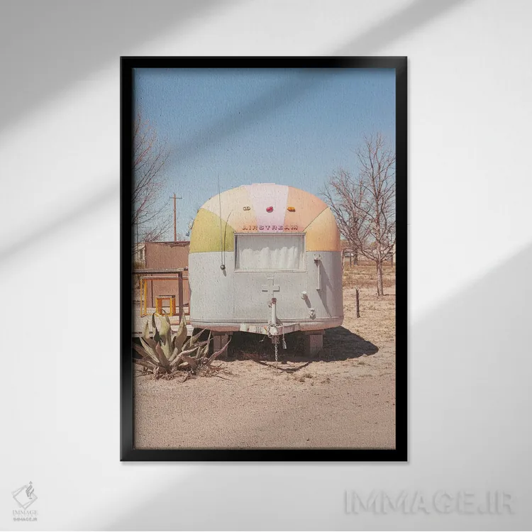 تابلو ال کوسمیکو مارفا تگزاس ۲ اثر آن هادک - نمای قابدار مشکی