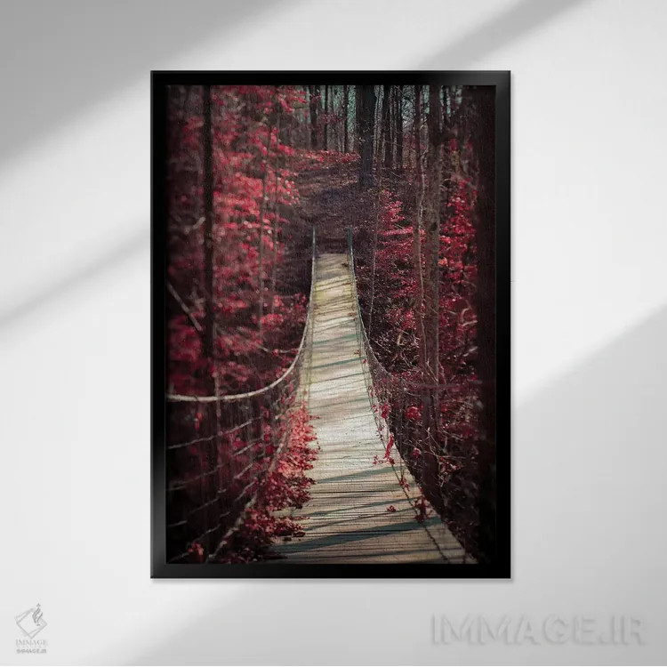 تابلو افسون اثر آن هادک - نمای قابدار مشکی