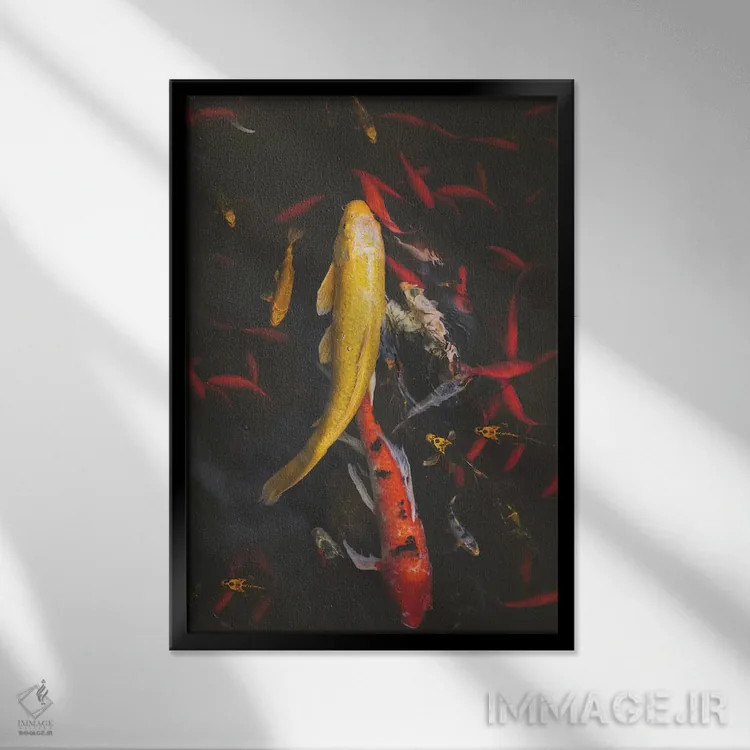 تابلو بیداری اثر آن هادک - نمای قابدار مشکی
