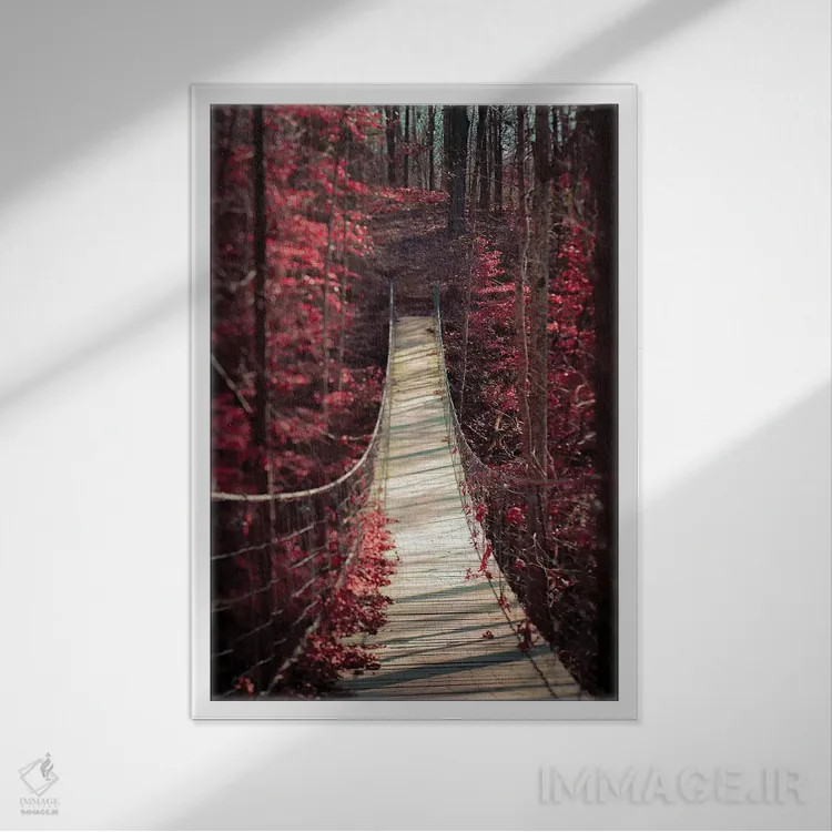 تابلو افسون اثر آن هادک - نمای قابدار سفید