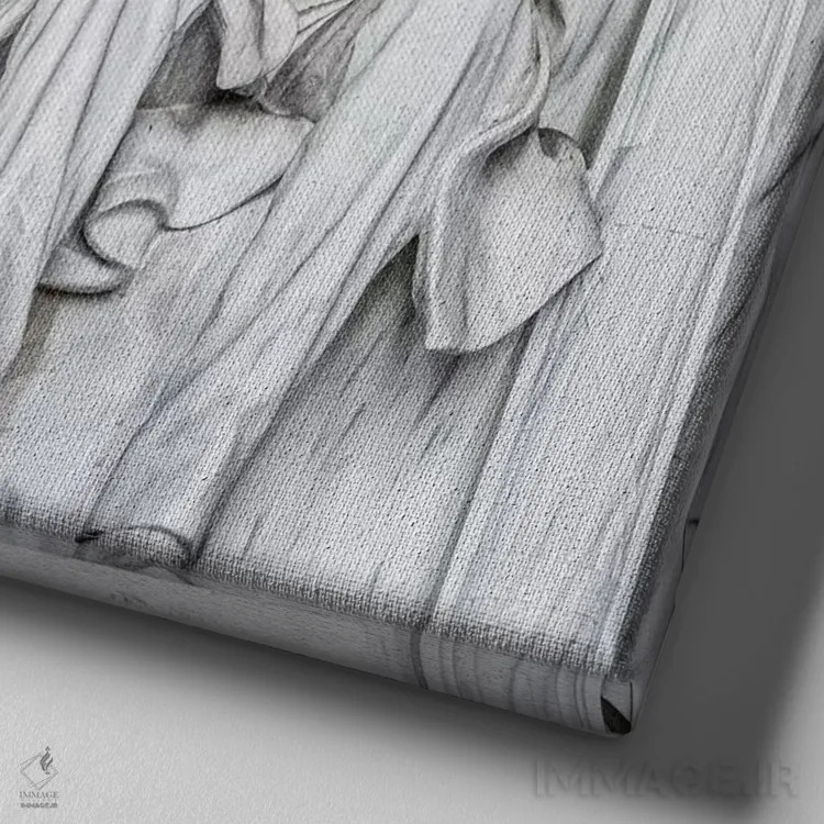 تابلو یادبود لینکلن ۱ اثر آن هادک - نمای نزدیک بافت بوم