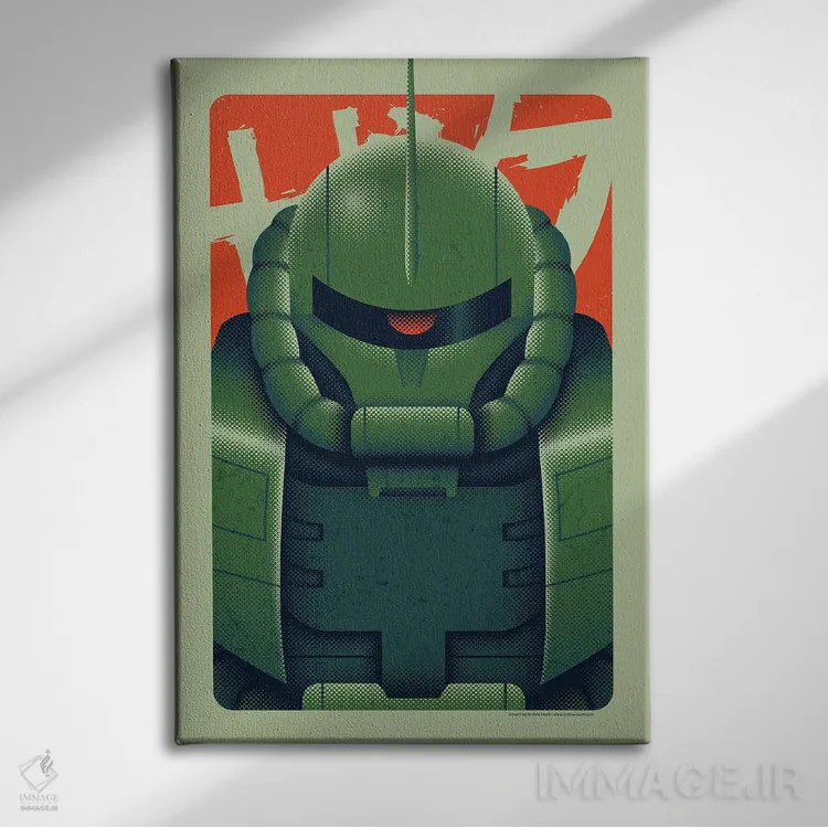 تابلو نوع دوم اثر برگر بولت - نمای روبهرو روی دیوار