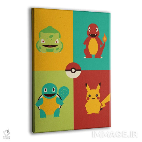 تابلو همه را شکار کن (ارجاع به پوکمون) اثر برگر بولت - نمای پرسپکتیو محصول
