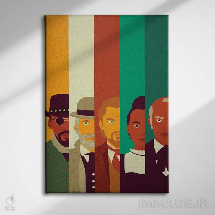 تابلو بدون زنجیر (آزاد) اثر برگر بولت - نمای روبهرو روی دیوار