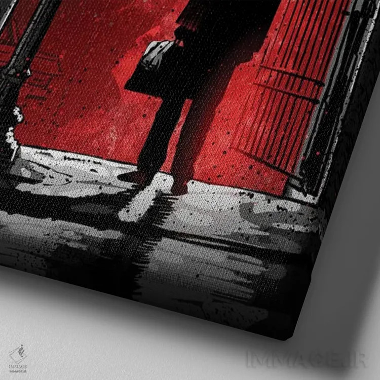 تابلو نوع دوم اثر برگر بولت - نمای نزدیک بافت بوم