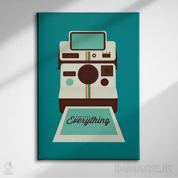 تابلو ثبت همه چیز (به تصویر کشیدن همه چیز) اثر برگر بولت - نمای روبهرو روی دیوار