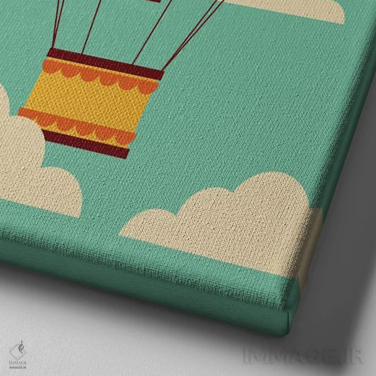 تابلو سفر به دور دنیا اثر برگر بولت - نمای نزدیک بافت بوم