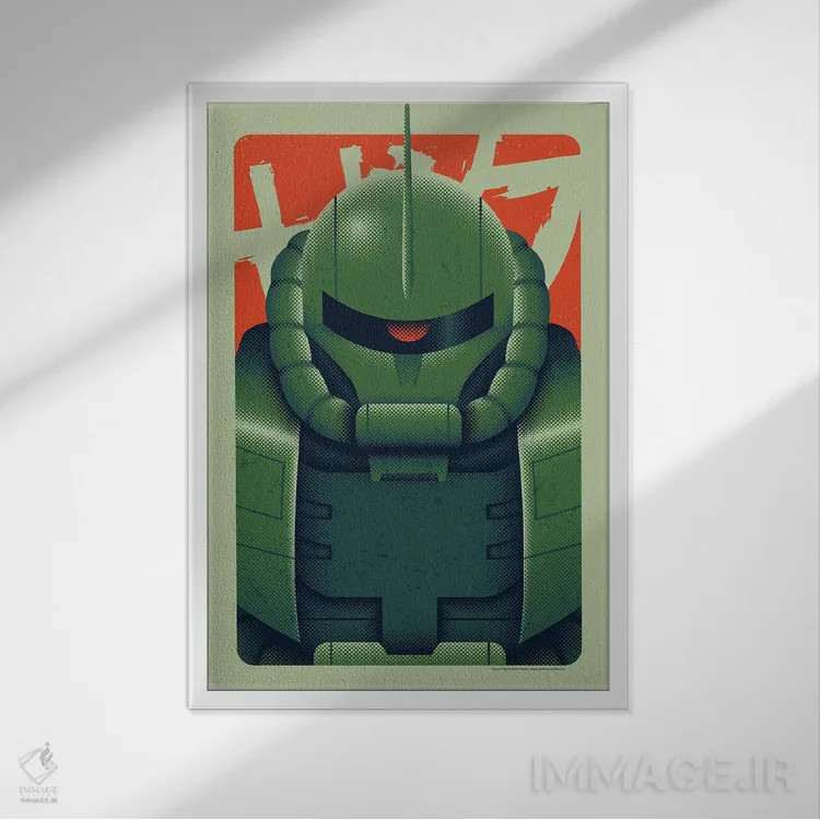 تابلو نوع دوم اثر برگر بولت - نمای قابدار سفید