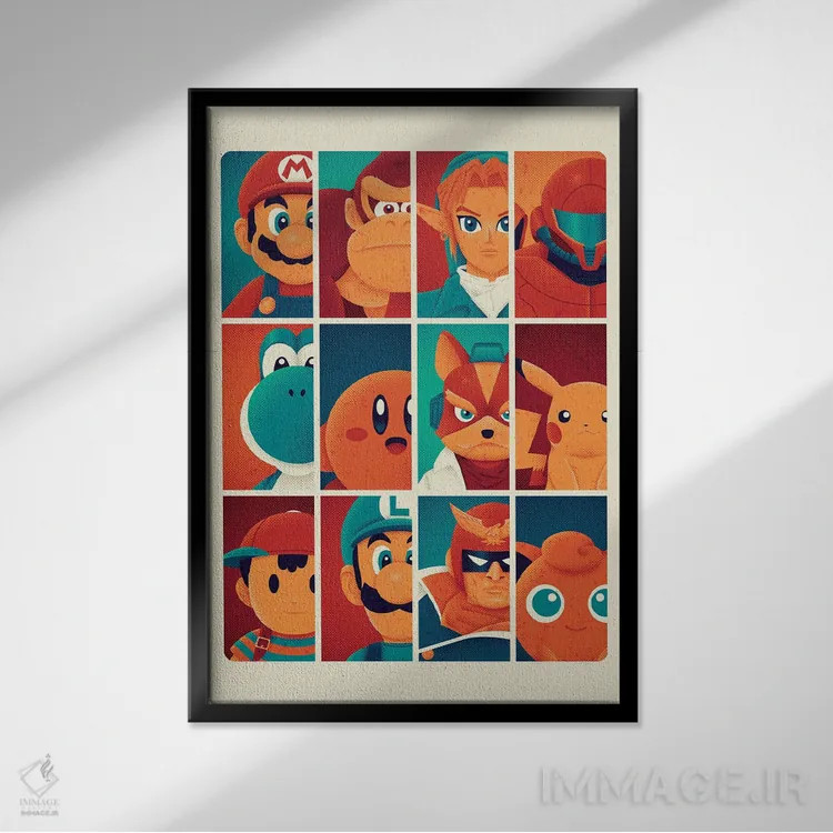 تابلو فارغالتحصیلان سال ۹۹ نسخه ۲ اثر برگر بولت - نمای قابدار مشکی