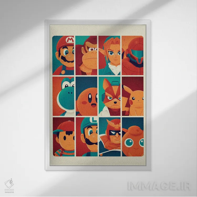 تابلو فارغالتحصیلان سال ۹۹ نسخه ۲ اثر برگر بولت - نمای قابدار سفید